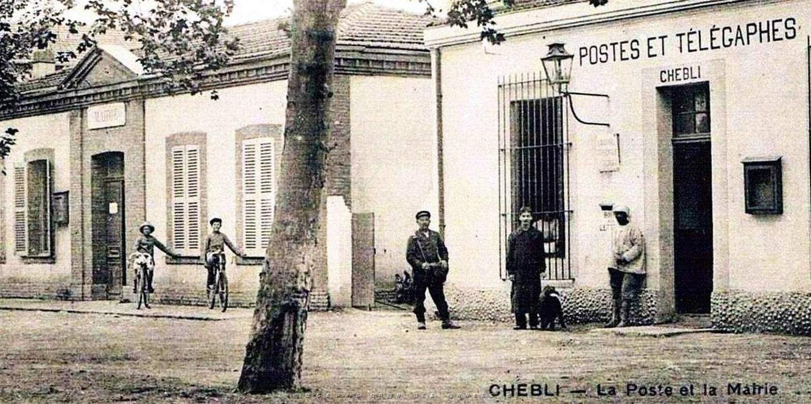 1158- Chebli - La Poste et la Mairie2.jpg